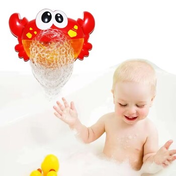 New Bubble Crabs Baby Bath Toy Funny Bath Bubble Maker Басейн Плувна вана Машина за сапун Играчки за деца