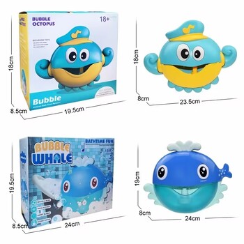 New Bubble Crabs Baby Bath Toy Funny Bath Bubble Maker Басейн Плувна вана Машина за сапун Играчки за деца