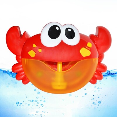 New Bubble Crabs Baby Bath Toy Funny Bath Bubble Maker Басейн Плувна вана Машина за сапун Играчки за деца