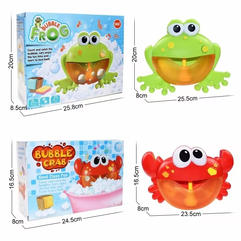 New Bubble Crabs Baby Bath Toy Funny Bath Bubble Maker Πισίνα Μπανιέρα Σαπουνιού Παιχνίδια για παιδιά