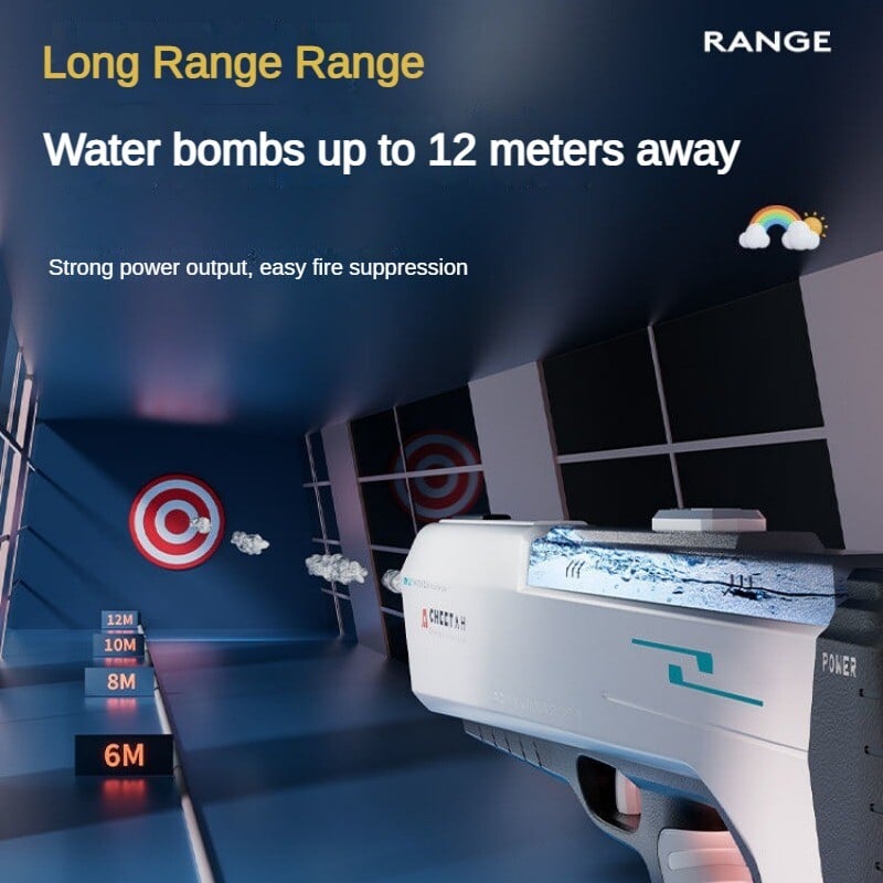 Automatiškai sugeria vandenį aukšto slėgio elektriniai vandens ginklai žaislai vaikams vasaros lauko baseino kovos žaidimai vaikams Vandens pistoletas Dovana