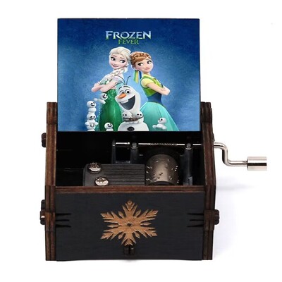 Kõige populaarsem puidust käsitsi vändaga muusikakarp Dragon Balli jõulukink sünnipäevaks, uusaastakingitus