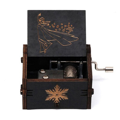 Kõige populaarsem puidust käsitsi vändaga muusikakarp Dragon Balli jõulukink sünnipäevaks, uusaastakingitus