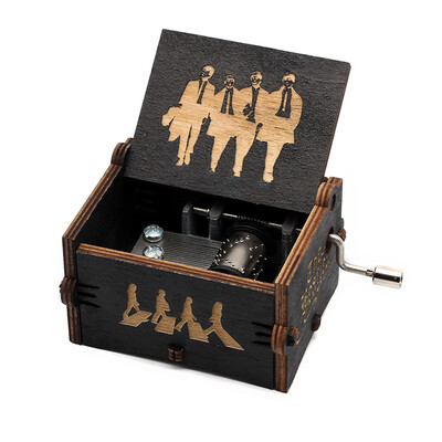 Kõige populaarsem puidust käsitsi vändaga muusikakarp Dragon Balli jõulukink sünnipäevaks, uusaastakingitus