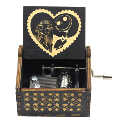 Kõige populaarsem puidust käsitsi vändaga muusikakarp Dragon Balli jõulukink sünnipäevaks, uusaastakingitus