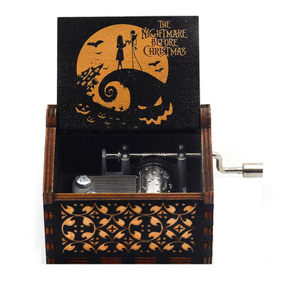 Kõige populaarsem puidust käsitsi vändaga muusikakarp Dragon Balli jõulukink sünnipäevaks, uusaastakingitus