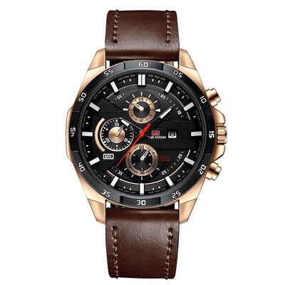 New Fashion Va va Voom Ceas pentru bărbați Ceas de cuarț sport de top de lux, rezistent la apă, piele militară