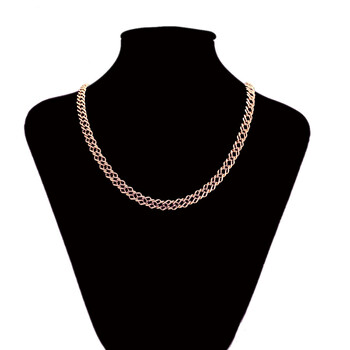 XP Jewelry --( 50 cm * 6 mm) Κολιέ χρυσό ροζ 585 για άνδρες Μόδα κοσμήματα Χαλκός χωρίς νικέλιο