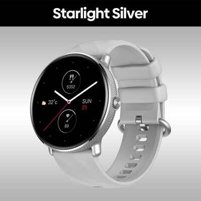 Έξυπνο ρολόι Zeblaze GTR 3 Pro Voice Calling AMOLED Display 316L Smartwatch Fitness από ανοξείδωτο ατσάλι για γυναίκες