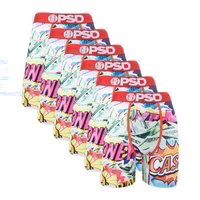 Moda 6 buc. Lenjerie de corp pentru bărbați cu imprimeu Boxer Cueca pentru bărbați Chiloți noi Lenjerie pentru bărbați Chiloți pentru bărbați Chiloți Boxer Slip sexy S-XXL