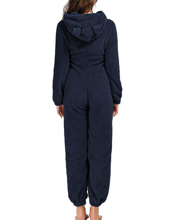 2022 Fashion Onesies Fleece Sleepwear Συνολικά Σετ κουκούλας Plus Size Πυτζάμες για ενήλικες για το χειμώνα Ζεστές γυναικείες πιτζάμες S-5XL