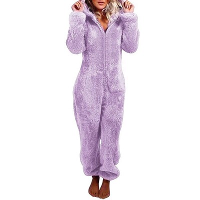 2022. aasta Fashion Onesies fliisist magamisriided, suures suuruses kapuutsiga komplektid naiste pidžaamad Täiskasvanutele talveks soojad pidžaamad, naiste S-5XL