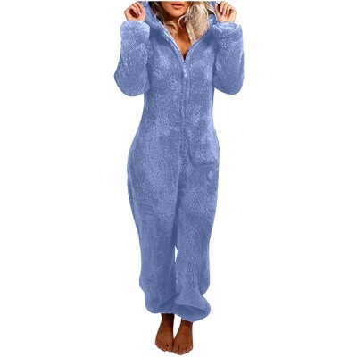 2022. aasta Fashion Onesies fliisist magamisriided, suures suuruses kapuutsiga komplektid naiste pidžaamad Täiskasvanutele talveks soojad pidžaamad, naiste S-5XL