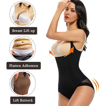 Bodysuit Shapewear Women Waist Trainer Body Shaper Θήκη αδυνατίσματος κοιλιάς Εσώρουχα Κολομβιανές ζώνες για μείωση της κοιλιάς και της μέσης