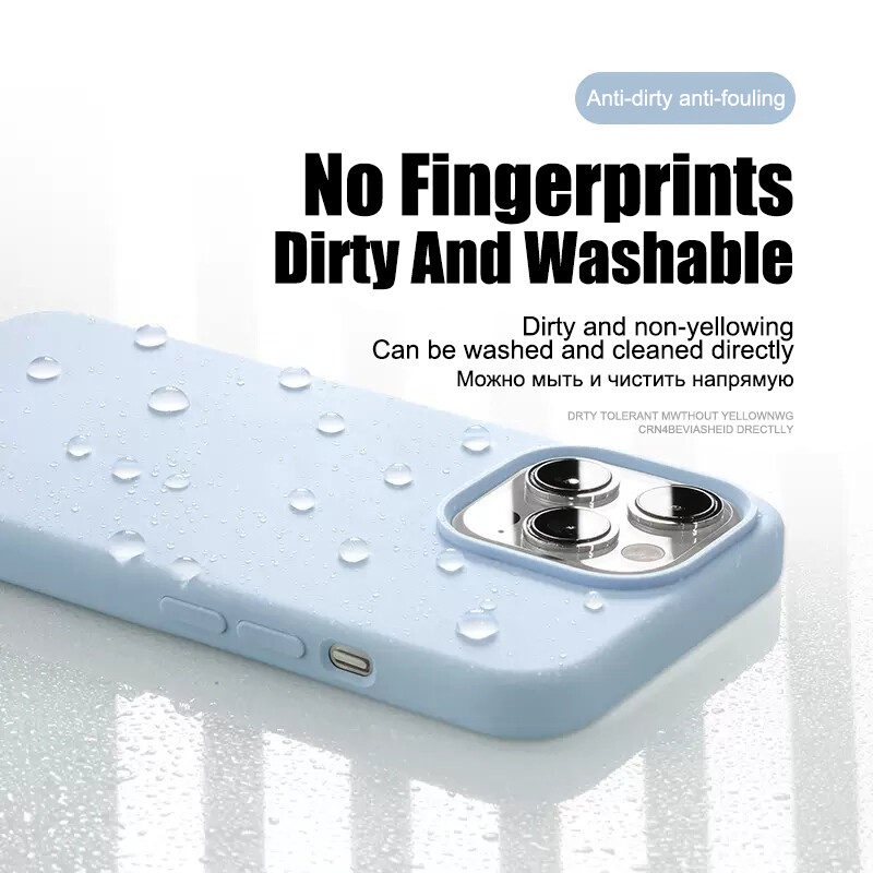 Θήκη τηλεφώνου Luxury Liquid Silicone για APPLE iPhone 11 13 12 14 15 Pro Max Θήκες για iPhone 15 Plus Προστατευτικό κάλυμμα