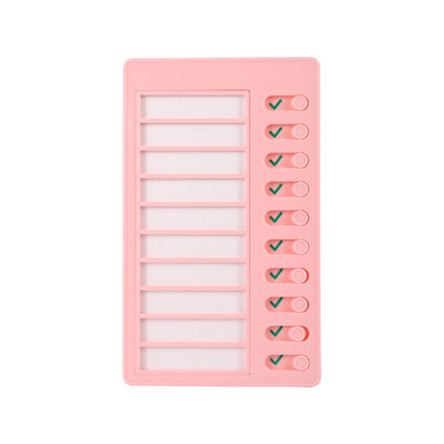 Korduvkasutatavate Minu kodutööde kontroll-loend Päevaplaneerija memo Plastist tahvli tööülesannete tabel Lapse enesedistsipliini kaart vastutuse käitumise kohta