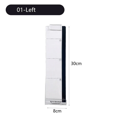 Akrüülist läbipaistev kaart kleepuvate märkmete monitor memotahvel telefonihoidja lauaarvuti korraldajatahvel Korea kirjatarbed kontoritarbed