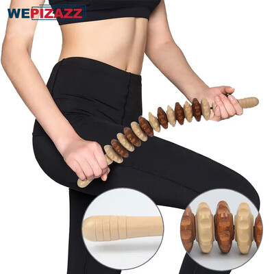 Wood Therapy Fasci Massage Tools Curved Wooden Massage Roller Λεμφική παροχέτευση Μασάζ Μείωση κυτταρίτιδας και μυϊκή ένταση