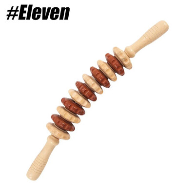 Puiduteraapia Fasci massaaži tööriistad Kumerad puidust massaažirullid lümfidrenaaži masseerija tselluliidi vähendamiseks ja lihaspingete vähendamiseks