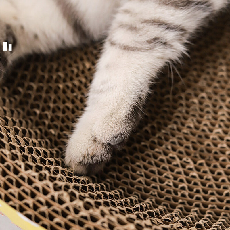 Ploča za mačje ogrebotine Ovalni zaštitni namještaj otporan na habanje Mačje gnijezdo Integrirana igračka za kućne ljubimce Valoviti pas Alat za brušenje mačjih kandži Novo