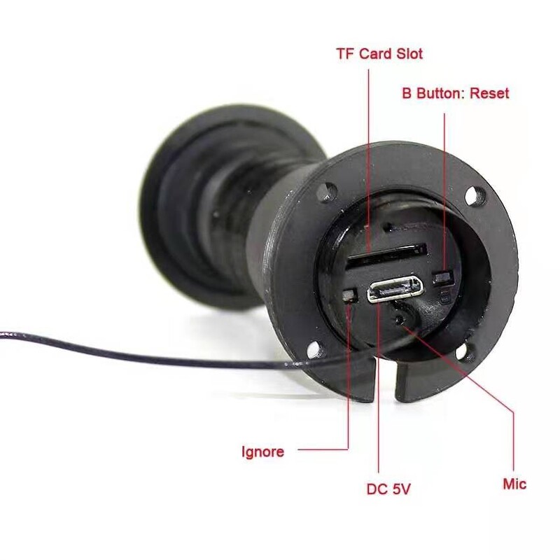 V380 Door Eye Hole Security 1080P HD 1,7mm objektiiv lainurk FishEye CCTV Network Mini Peephole Door WifI kaamera P2P ONVIF