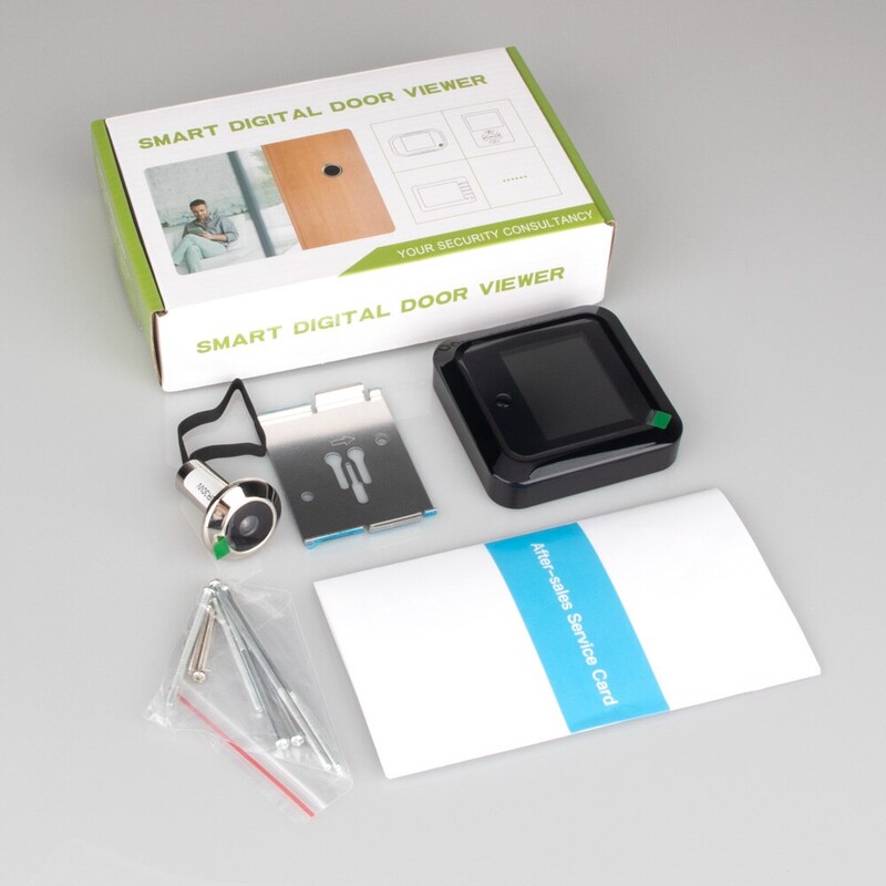 Uus 2,4-tolline piiluava 120° nutika digitaalse uksevaaturi kaamera turvamonitor 240x320 HD visuaalne uksekell 300 000 piksli eraldusvõimega