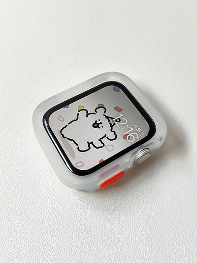 Candy silikoonümbris + rihm Apple Watchi seeriale 9 8 7 45 mm 41 mm rihm SE 6 5 4 44 mm 40 mm nailonkorrea rihm iwatch Ultra 2 49 mm