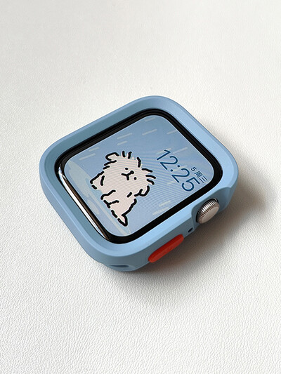 Candy silikoonümbris + rihm Apple Watchi seeriale 9 8 7 45 mm 41 mm rihm SE 6 5 4 44 mm 40 mm nailonkorrea rihm iwatch Ultra 2 49 mm