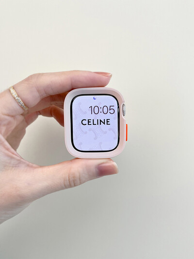 Candy silikoonümbris + rihm Apple Watchi seeriale 9 8 7 45 mm 41 mm rihm SE 6 5 4 44 mm 40 mm nailonkorrea rihm iwatch Ultra 2 49 mm