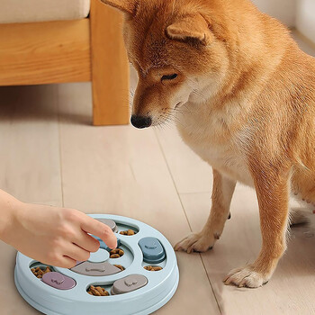 Pet Feeder Dog Educational Toys Increase Puppy Intellectual Food Dispenser Interactive Educational Feeding Toys