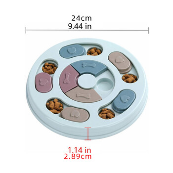 Pet Feeder Dog Educational Toys Increase Puppy Intellectual Food Dispenser Interactive Educational Feeding Toys