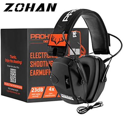 ZOHAN Ear Protection Ηλεκτρονική Προστασία Ακοής Sparta Active Protector for Shooting Earmuffs NRR 23dB Noise Reduction