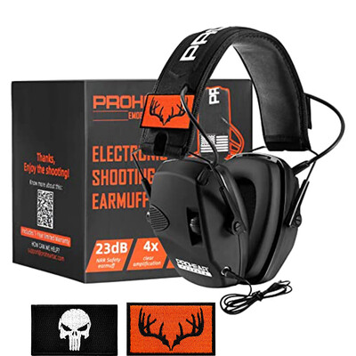 ZOHAN Ear Protection Електронна защита на слуха Sparta Active Protector for Shooting Earmuffs NRR 23dB Noise Reduction