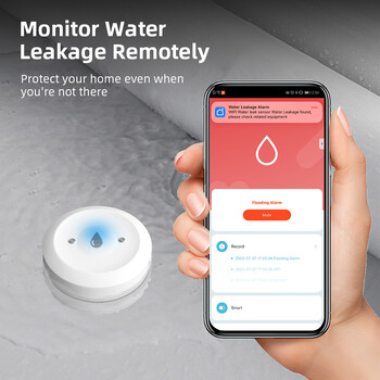 Tuya ZigBee WiFi Smart Sensor Water Ανιχνευτής διαρροής Συναγερμός διαρροής νερού πλημμύρας Έξυπνος έλεγχος ζωής Εργασία με Zigbee Gateway