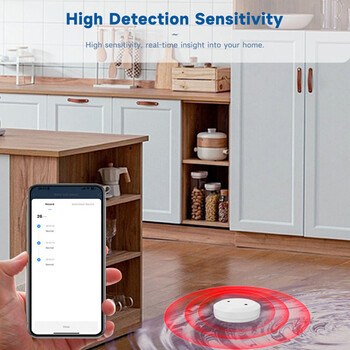 Tuya ZigBee WiFi Smart Sensor Water Ανιχνευτής διαρροής Συναγερμός διαρροής νερού πλημμύρας Έξυπνος έλεγχος ζωής Εργασία με Zigbee Gateway