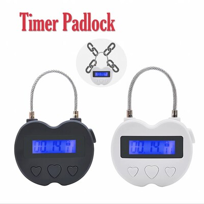 Smart Time Lock LCD kijelző Time Lock Multifunkciós utazási elektronikus időzítő vízálló USB újratölthető ideiglenes időzítő lakat