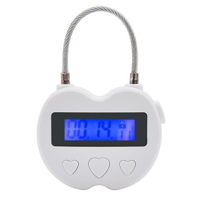 Smart Time Lock LCD дисплей Time Lock Многофункционален електронен таймер за пътуване Водоустойчив USB акумулаторен временен таймер Катинар