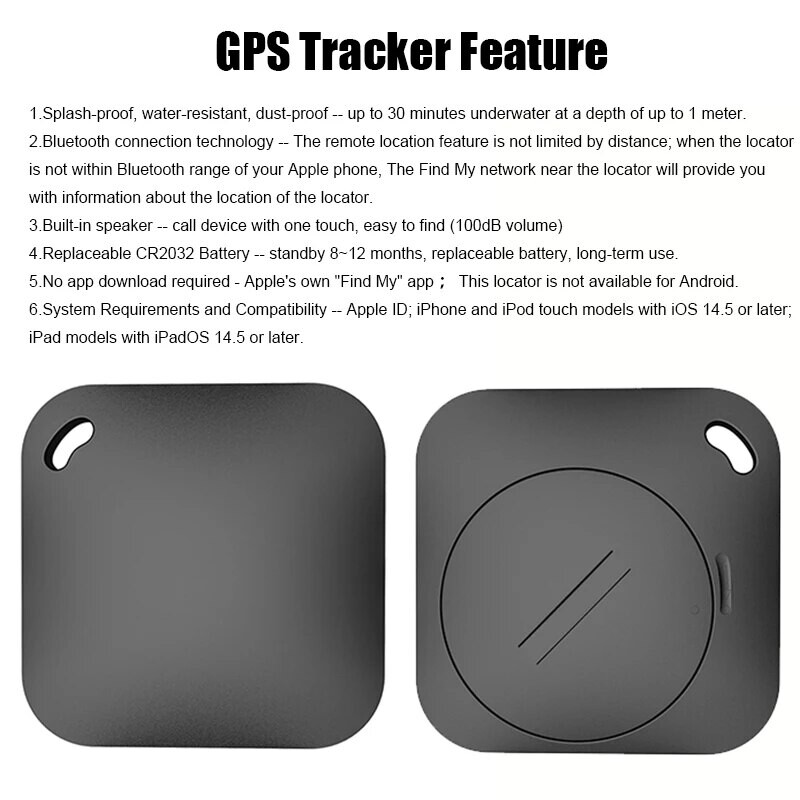 Smart Bluetooth GPS Tracker Radi s Appleom Find My APP ITag Anti Lost Reminder Device MFI Rated Locator Auto Key Finder za djecu