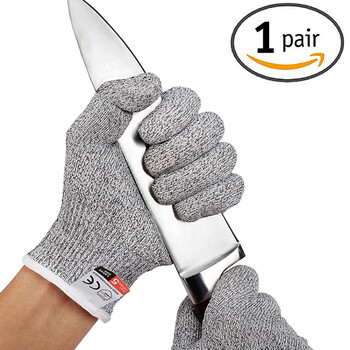 1 Pair Anti Cut Proof Gloves Κουζίνα Κηπουρική Προστατευτικά γάντια Χειροποίητος Κρεοπωλείο Γάντια Εργασίας Γάντια Γάντια Ασφαλείας