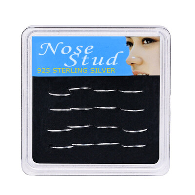 WALERV 24TK kristallist tsirkooniumoksiidist ninakinnitused naistele mitmes stiilis nina augustamine lillekroonpalliga, ninaotsa, küünte hulgimüük