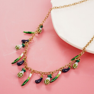 Marine Fish Fashion Choker Κολιέ Layer Κορίτσια Γυναικεία Γυναικεία Boho Pink μενταγιόν Αγάπη Κοσμήματα Γεωμετρικά αξεσουάρ γοργόνας