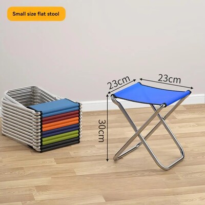 Φορητό πτυσσόμενο μικρό σκαμπό Πλάτη Μικρή καρέκλα Σκαμπό ψαρέματος εξωτερικού χώρου Ελαφρύ πτυσσόμενο σκαμπό Small Mazar