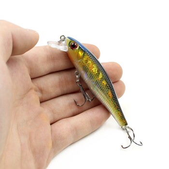 Minolulu Floating Fake Bait 8,6cm/9,3g Bionic Bait for Long Distance Fishing Fishing Decking