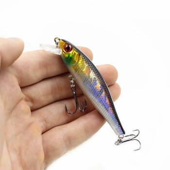 Minolulu Floating Fake Bait 8,6cm/9,3g Bionic Bait for Long Distance Fishing Fishing Decking