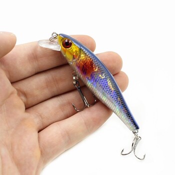 Minolulu Floating Fake Bait 8,6cm/9,3g Bionic Bait for Long Distance Fishing Fishing Decking