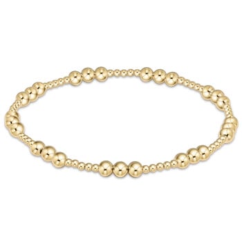 KKBEAD Stretch Βραχιόλι Femme 18 K Αδιάβροχο επίχρυσο βραχιόλια με χάντρες για γυναίκες Κοσμήματα Pulseras Mujer