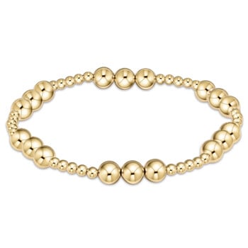 KKBEAD Stretch Βραχιόλι Femme 18 K Αδιάβροχο επίχρυσο βραχιόλια με χάντρες για γυναίκες Κοσμήματα Pulseras Mujer