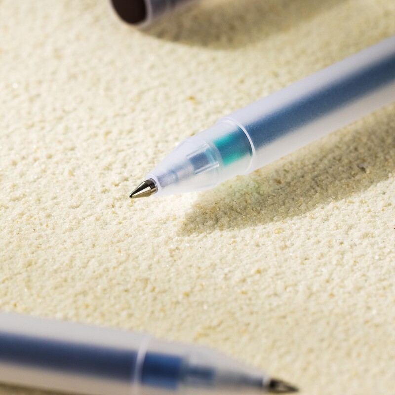 Deli Set od 12 komada Visokokvalitetna gel olovka u boji Neutralna olovka za pisanje Roler olovka 0,5 mm Kemijska olovka s potpisom s plavom tintom