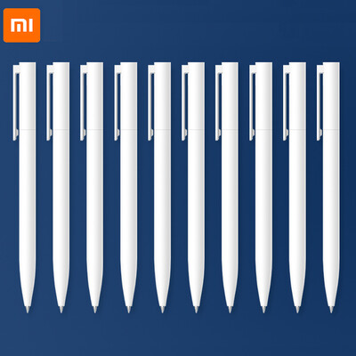 Originalus Xiaomi Pen Mi Gel Pen Writing Smooth Light Grip Mijia Spauskite šerdį 0,5 mm pakaitinis mėlynas juodas raudonas papildymas