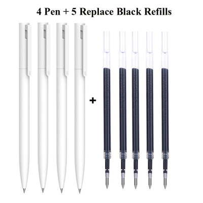 Original Xiaomi Pen Mi Gel Pen Scriere Smooth Light Grip Mijia Apăsați Miezul 0,5 mm Înlocuire Albastru Negru Roșu Rezerve